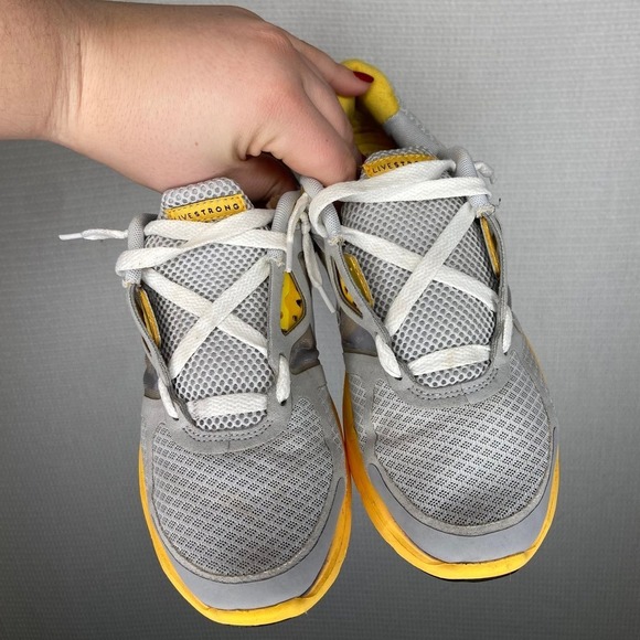 Nike | Grey Yellow Lunarlon Womans Sneaker 7.5 - Picture 3 of 7